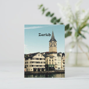Carte Postale Zurich, Suisse