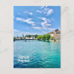 Carte Postale Zürich, Suisse
