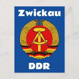 Carte Postale Zwickau, Deutsche Demokratische Republik, DDR, RDA