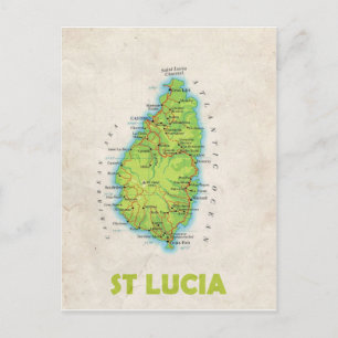 CARTE POSTCARDS ♥ Sainte-Lucie