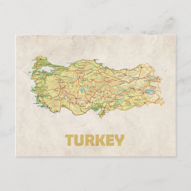 CARTE POSTCARDS ♥ Turquie (Devant)