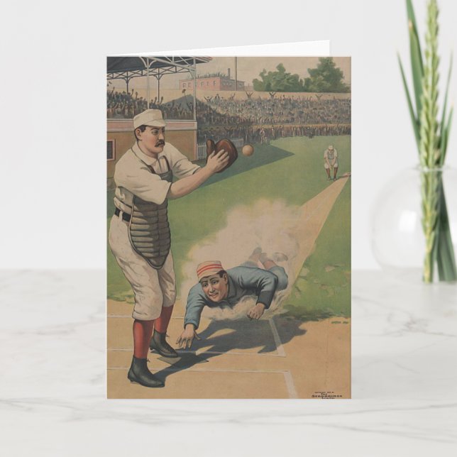 Carte Poster de baseball (Devant)