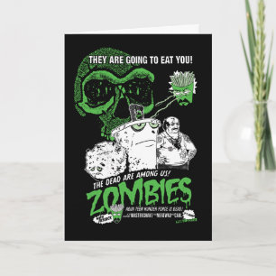 Carte Poster de la Force de Faim Ado Aqua Zombies