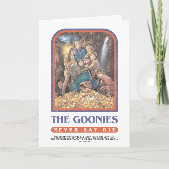 Carte Poster de l'anniversaire du trésor des Goonies (Devant)