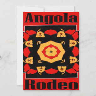 Carte Poster du rodéo angolais