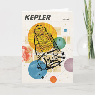 Carte Poster du télescope spatial Kepler.