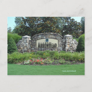 Carte Postercard 2 du lac Arrowhead