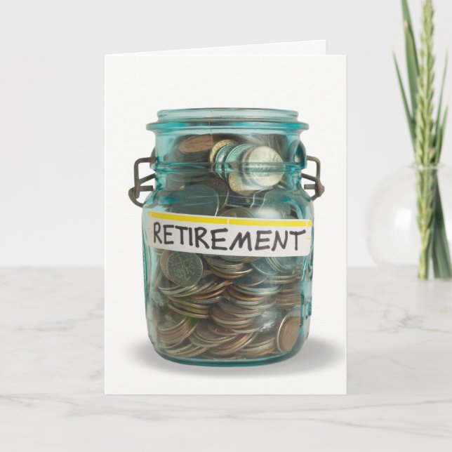 Carte pot de pièces de monnaie pour des congrats de (Devant)