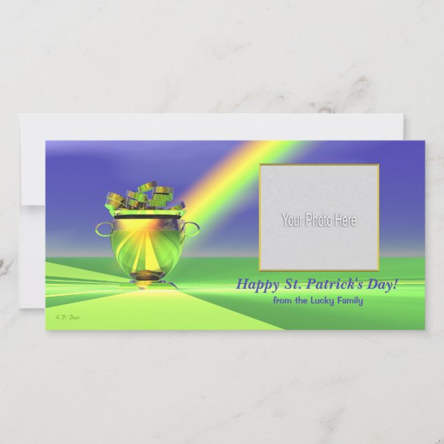 Carte Pot d'or de St. Patrick's Day (Devant)