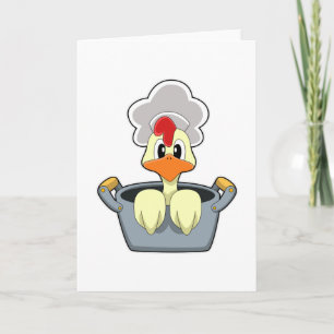 Carte Poulet avec pot à Cuisine
