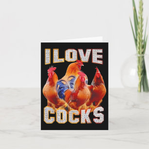Carte Poulet I Love S
