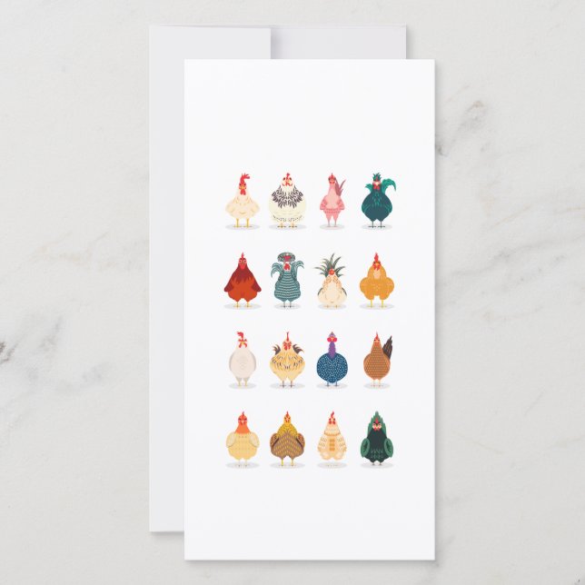 Carte Poulet mou (Devant)