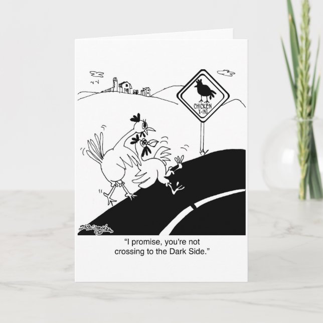 Carte Poulet ne croisant pas au côté lointain (Devant)