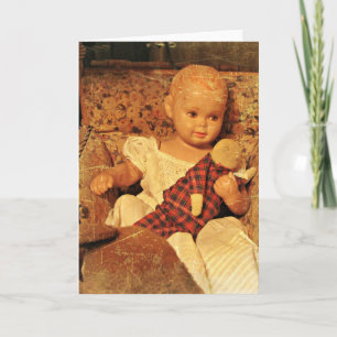 Carte Poupée vintage