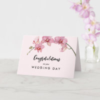 Pour Couple le jour du mariage Aquarelle rose Fleu