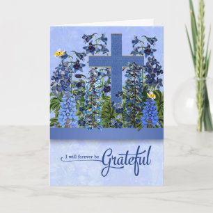 Carte pour Friend Merci Christian Forever Grateful
