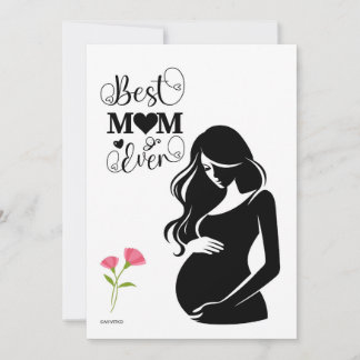 Carte pour future maman à la fête des mères