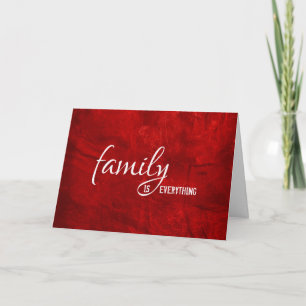 Carte pour gendre anniversaire en cuir rouge
