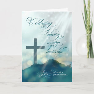 Carte pour la Croix Turquoise de l'anniversaire d'Ordina