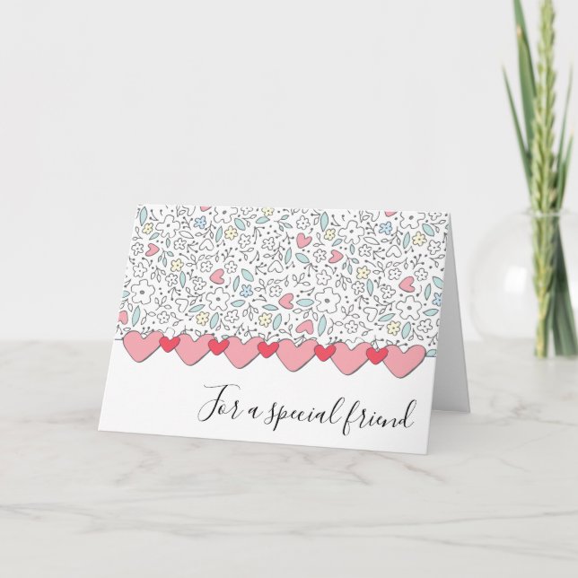 Carte Pour la Saint-Valentin d'un ami spécial (Devant)