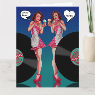 Carte Pour Le Dossier Je Vous Manque Retro