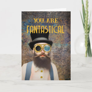 Carte Pour le partenaire Steampunk Merci Romance