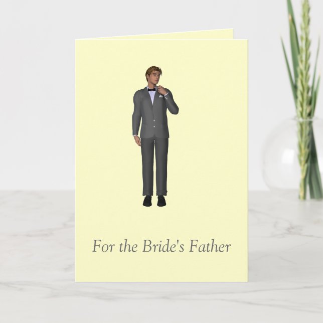 Carte Pour le père de la mariée (Devant)