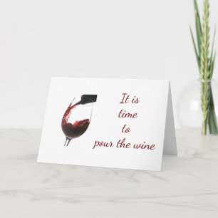 CARTE *POUR LE VIN* MON ANNIVERSAIRE DU MEILLEUR AMI*