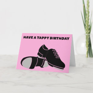 Carte Pour les danseurs de robinets ont un anniversaire 