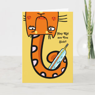 Carte Pour les enfants de chat