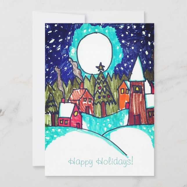 Carte pour les fêtes (Devant)