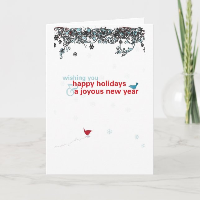 Carte pour les fêtes (Devant)