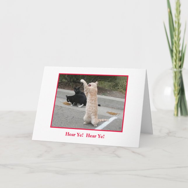 Carte pour les fêtes (Devant)