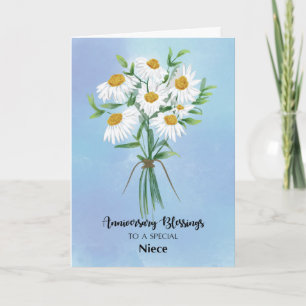Carte Pour les vœux d'anniversaire de mariage de la nièc