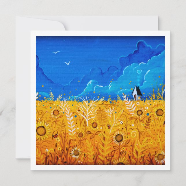 Carte Pour l'Ukraine - Mini impression (Devant)