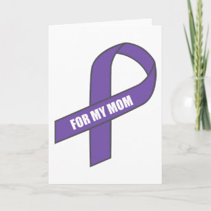 Carte Pour ma maman (ruban pourpre)