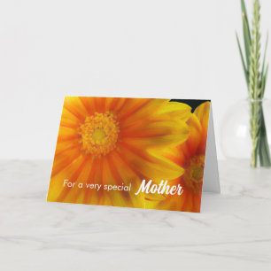 Carte Pour Mère Anniversaire Gazania Fleurs