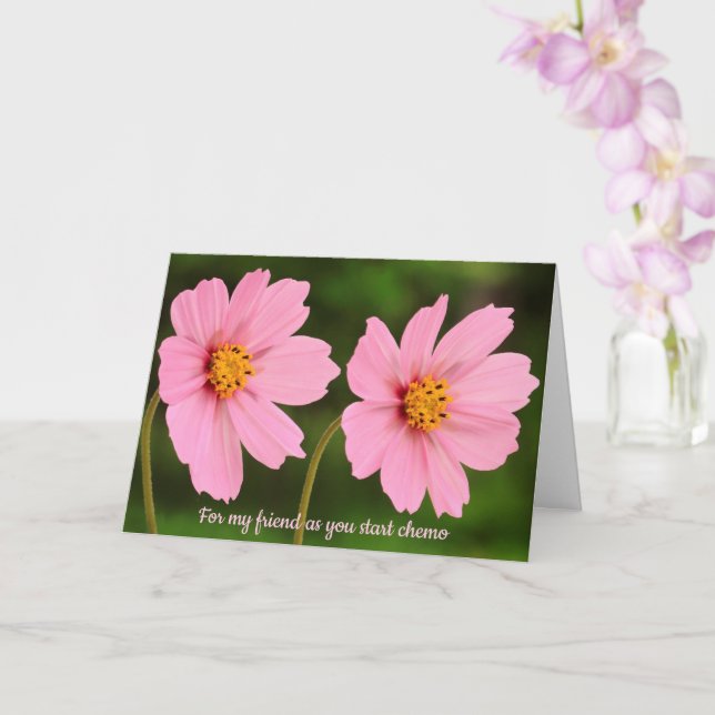 Carte Pour Mon Ami Cancer Chemo (Orchidée)