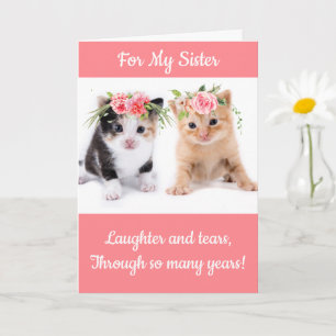 Carte Pour Mon Nouvel Anniversaire Soeur Mignonne