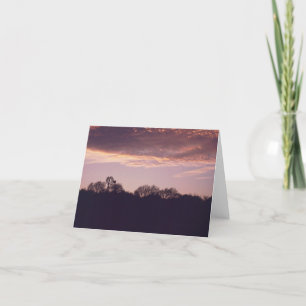 Carte pour notes #1 de coucher du soleil de moulin