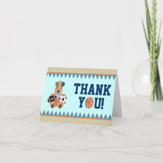Carte pour notes All-Star de merci de baby shower