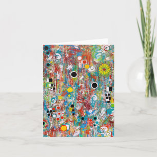 Carte pour notes blanc