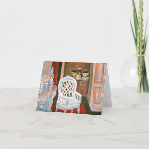 CARTE POUR NOTES BOUTIQUE ANTIQUE DE PARIS