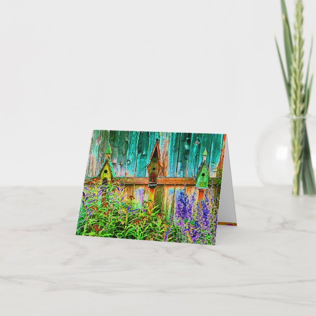 Carte pour notes Condos de jardin (Devant)