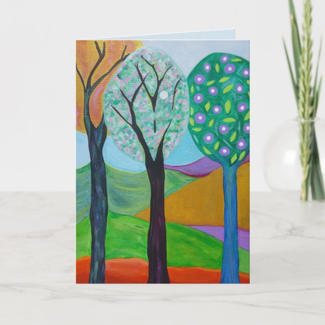 Carte pour notes d'arbres (Devant)