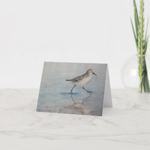 Carte pour notes d'art d'oiseau de joueur de