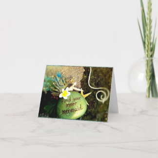 Carte pour notes d'art photo Plumeria