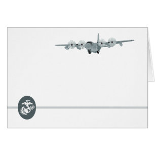 Carte pour notes d'aviation de l'usmc C-130