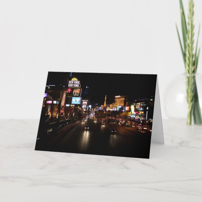 Carte pour notes de bande de Las Vegas de vivats (Devant)