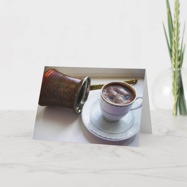 Carte pour notes de café turc (Devant)